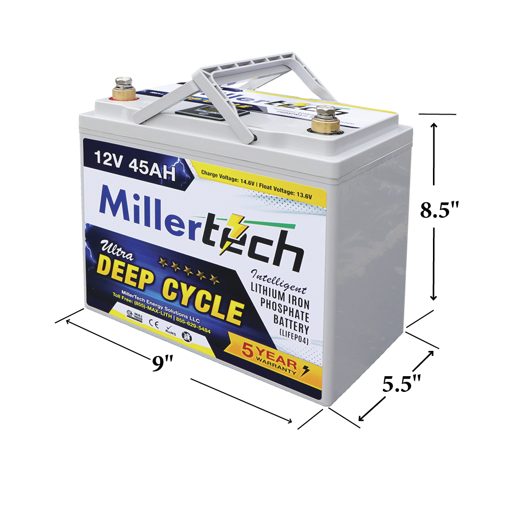 Millertech - 12v 45 ah
