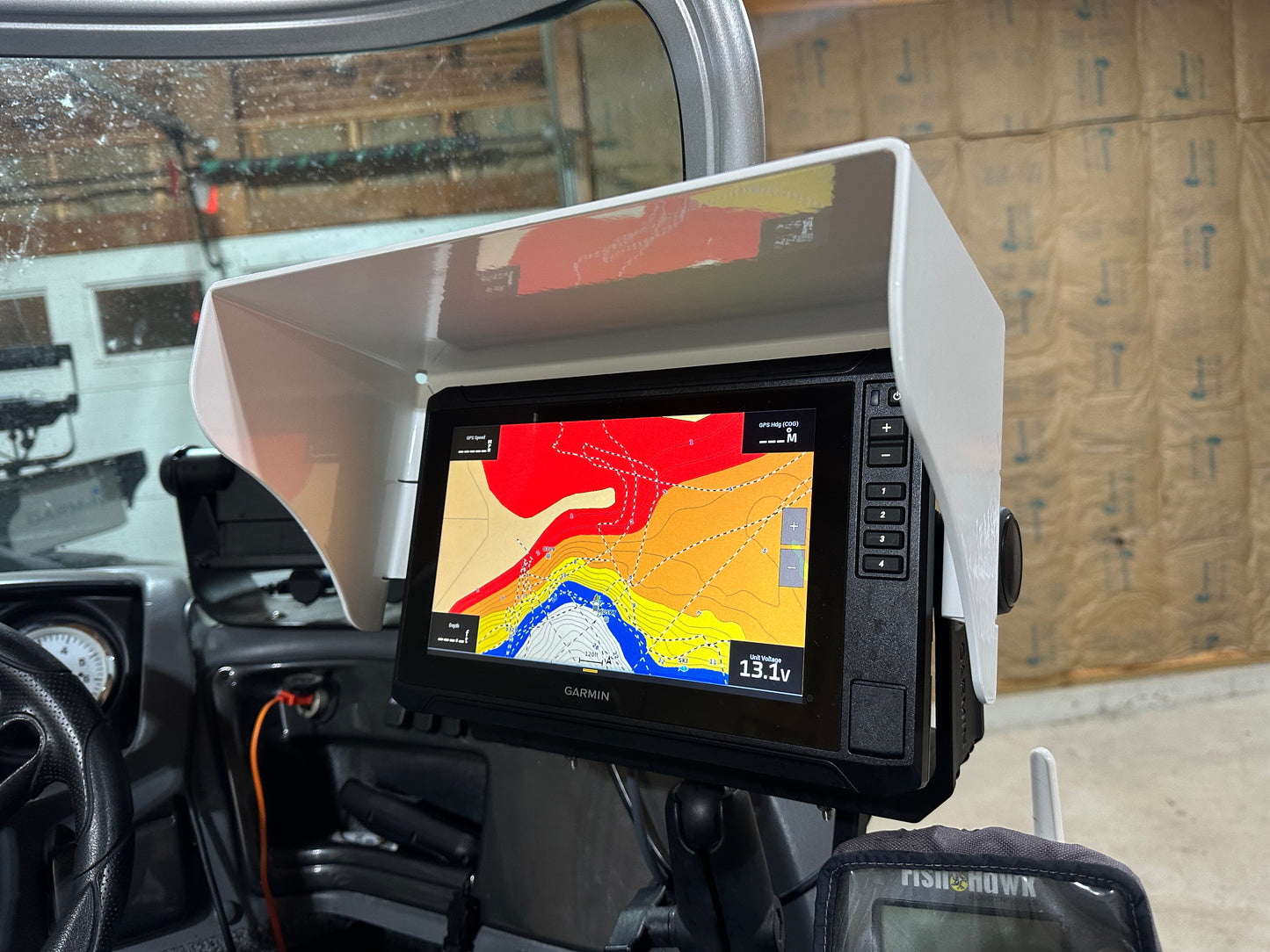 MG Marine Tech - 9" Garmin Echomap Sun Visor