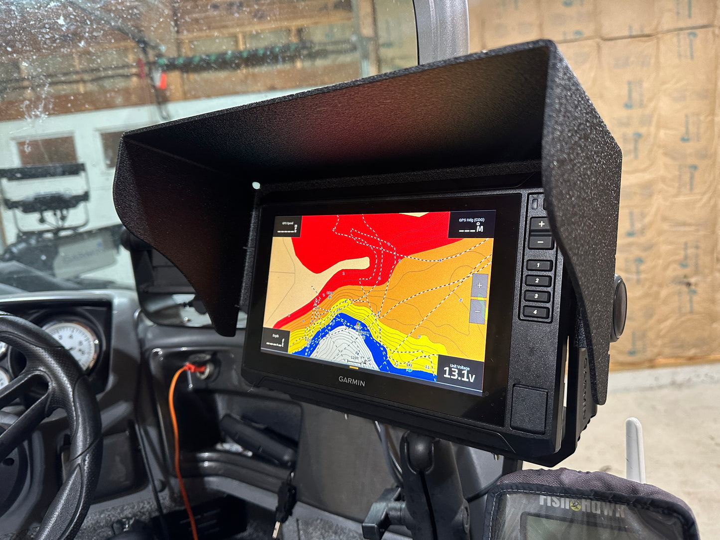 MG Marine Tech - 9" Garmin Echomap Sun Visor