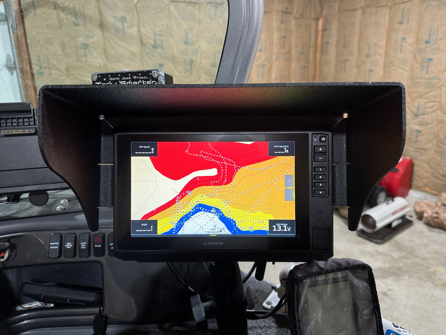 MG Marine Tech - 9" Garmin Echomap Sun Visor