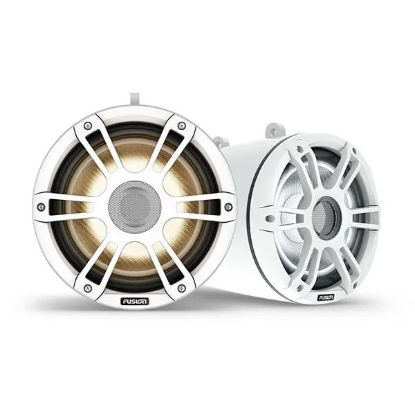 Fusion Sg-flt883spw 8.8"" Tower Speaker White 3i With Crgbw Lighting