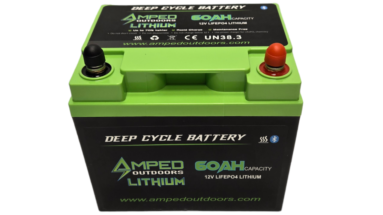 60Ah Lithium Battery (LiFePO4) 12.8V - Bluetooth - Heated