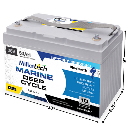 Millertech - 36v 50ah Sport Series Lithium Battery