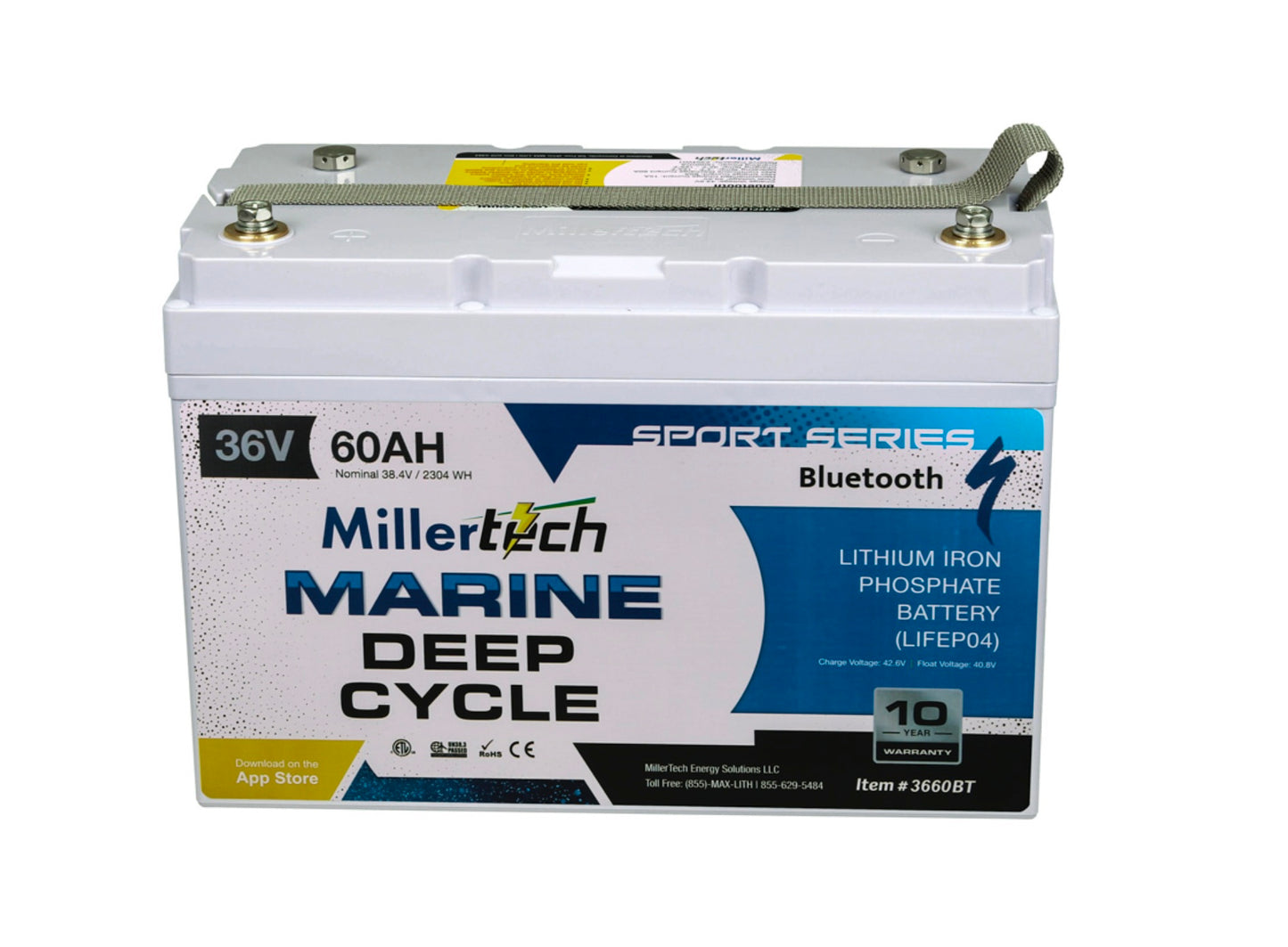 Millertech - 36v 60ah Sport Series Lithium Battery