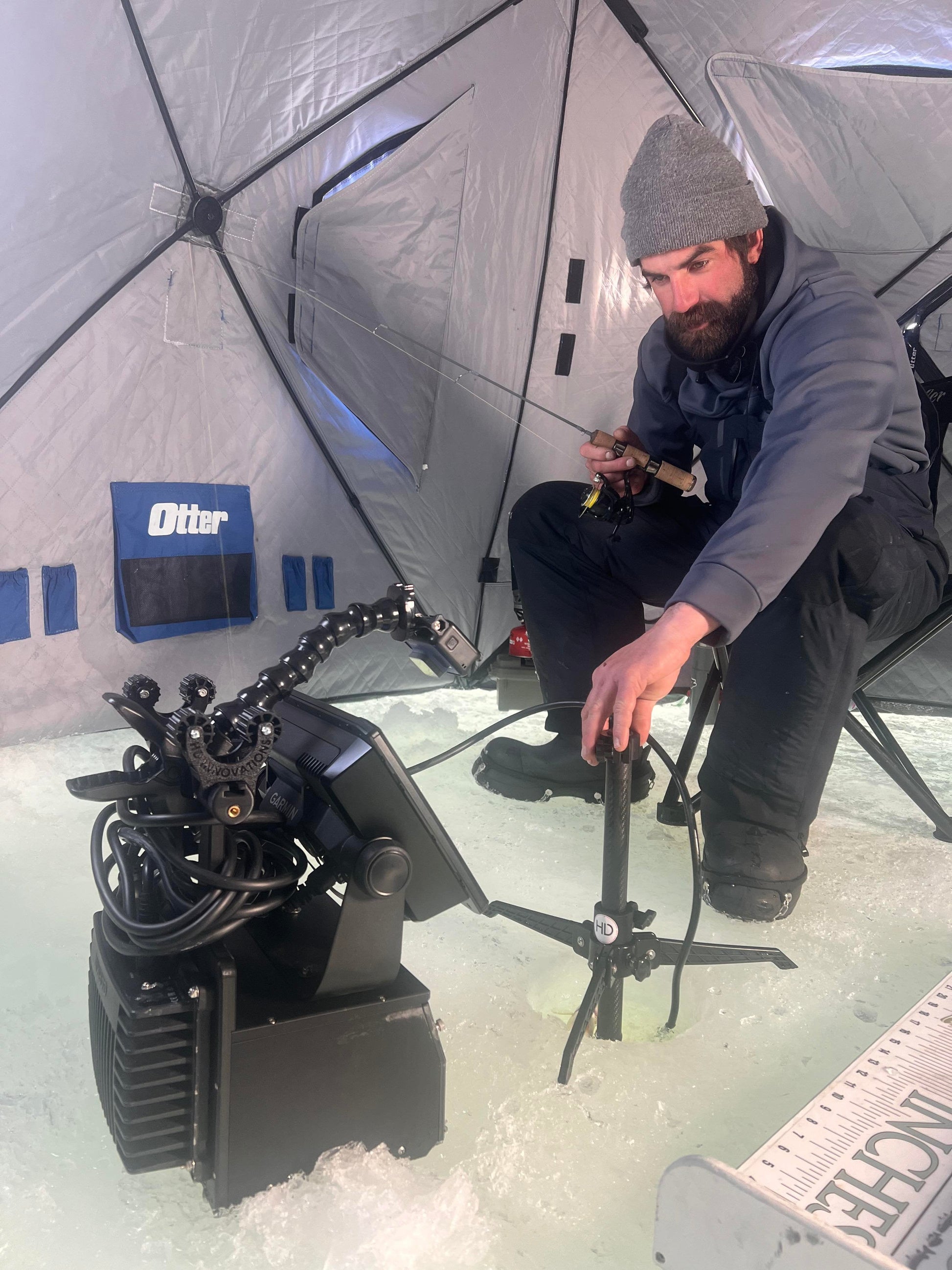 Carbon FFS Ice Pole Combo – MG Marine Tech Carbon FFS Ice Pole Combo – MG Marine Tech