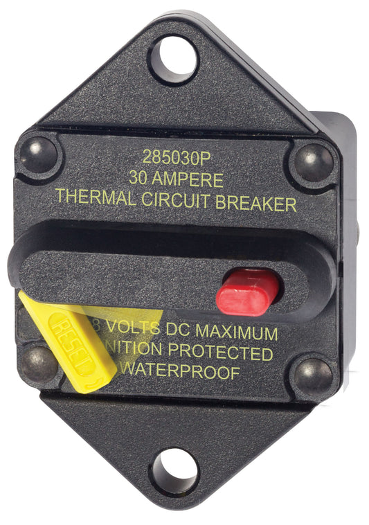 Blue Sea 285-series 30 Amp Circuit Breaker Panel Mount