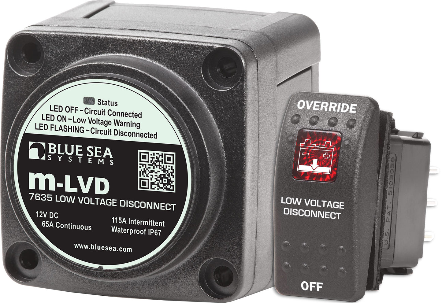 Blue Sea M-lvd Low Voltage Disconnect 12vdc