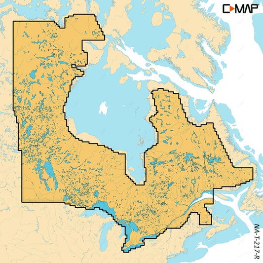 C-map Reveal X Inland Canada Lakes East Microsd