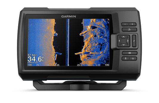 Garmin Striker Vivid 7sv 7"" Fishfinder Gps Track Plotter With Gt52