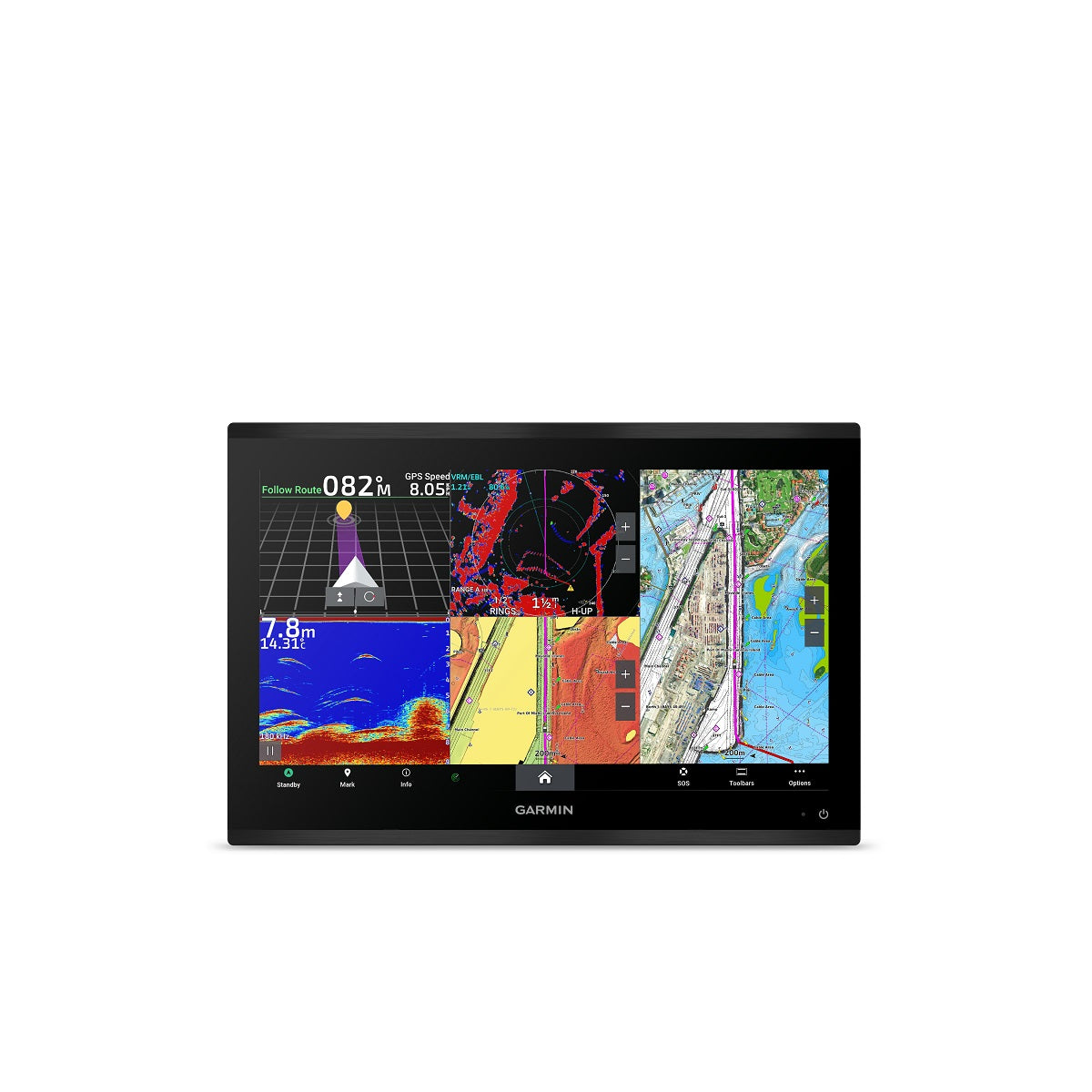 Garmin Gpsmap9019 19in Plotter With Worldwide Basemap